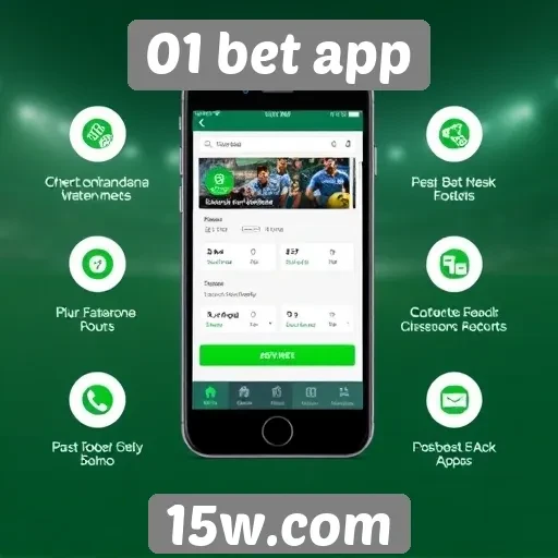 Características principais da 01 bet app para jogadores